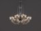 Large Art Deco Murano Glass Chandelier from Barovier & Toso, 1940s 1