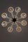 Large Art Deco Murano Glass Chandelier from Barovier & Toso, 1940s 3