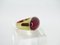 Ring in Plated Silver and Crystal from Daum, France, 1990s, Image 3