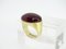 Ring in Plated Silver and Crystal from Daum, France, 1990s, Image 22