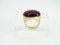 Ring in Plated Silver and Crystal from Daum, France, 1990s, Image 10