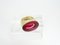 Ring in Plated Silver and Crystal from Daum, France, 1990s, Image 15
