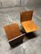 Sedie Zig-Zag vintage in legno impiallacciato di Gerrit Thomas Rietveld, anni '70, set di 2, Immagine 10