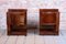 Art Deco Nachttische aus Buche, 1920er, 2er Set 4
