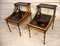 Japanese Two-Tier Coffee Tables in Faux Gold and Ebonized Bamboo, 1940s, Set of 2 8