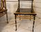 Japanese Two-Tier Coffee Tables in Faux Gold and Ebonized Bamboo, 1940s, Set of 2 23