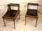 Japanese Two-Tier Coffee Tables in Faux Gold and Ebonized Bamboo, 1940s, Set of 2 32