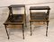 Japanese Two-Tier Coffee Tables in Faux Gold and Ebonized Bamboo, 1940s, Set of 2 28