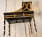 Japanese Two-Tier Coffee Tables in Faux Gold and Ebonized Bamboo, 1940s, Set of 2 24