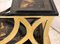 Japanese Two-Tier Coffee Tables in Faux Gold and Ebonized Bamboo, 1940s, Set of 2 14