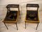 Japanese Two-Tier Coffee Tables in Faux Gold and Ebonized Bamboo, 1940s, Set of 2 10