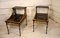 Japanese Two-Tier Coffee Tables in Faux Gold and Ebonized Bamboo, 1940s, Set of 2 29