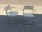 Chaises de Salle à Manger Blanches X Line par Niels Jørgen Haugesen pour Hybodan, 1970s, Set de 2 4