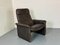 Fauteuil Brutaliste Mid-Century en Cuir de De Sede, 1960s 7