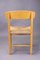 Silla Folkestole modelo J39 danesa vintage de cuerda de papel y haya de Børge Mogensen para Fdb, años 60, Imagen 5