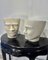 Artisinal Concrete Face Pots, Set of 2, Image 4