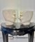 Artisinal Concrete Face Pots, Set of 2, Image 2
