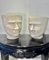 Artisinal Concrete Face Pots, Set of 2, Image 1