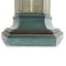Hexagonal Column in Ivory and Turquoise Wood, 1940s 7
