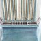 Hexagonal Column in Ivory and Turquoise Wood, 1940s 3