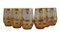1950s Mid-Century Modern Bohemian Glass Decanter and Shot Glasses - Set of 7, Image 4