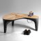 Black Concrete Sculptural Bench by Donatas 2
