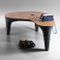 Black Concrete Sculptural Bench by Donatas 7