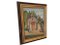 Mid 20th Century Impressionist Provence France Country Church Painting, Framed 1