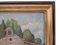 Mid 20th Century Impressionist Provence France Country Church Painting, Framed 6