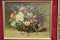 C. Mazy (escuela francesa del siglo XX) "Bodegón con canasta de flores", óleo sobre lienzo, firmado, Imagen 4