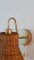 Applique Murale en Osier Style Mid-Century en Forme de Cloche 2