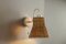 Applique Murale en Osier Style Mid-Century en Forme de Cloche 4