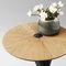 Contemporary Side Table, Oak, Black Concrete-Like Material by Donatas Žukauska 8