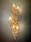 Lampada da parete grande in stile rococò in legno intagliato e dorato e Gesso, Italia, anni '60, Immagine 3