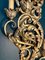 Large Italian Rococo Style Carved and Gilded Wood and Gesso Six-Light Wall Lamp, 1960s, Image 11