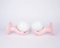 Pink Ceramic Hand Lamps, 1970s, Set of 2 4