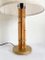 Lampe de Bureau en Rotin & Laiton Style Moderne Mid-Century 5