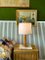 Lampe de Bureau en Rotin & Laiton Style Moderne Mid-Century 8