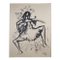 László Mindszenti Tusche auf Papier, auf Karton aufgezogen, signiert und datiert 1972 1