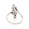Vintage Ring aus 18 Karat Gold mit Saphir und Diamanten, 1960er 3
