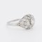 Art Deco Ring aus Platin und Diamanten, 1920er 1