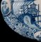 Delft Blue and White Chinoiserie Plaque, 1740-1760 2