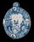 Delft Blue and White Chinoiserie Plaque, 1740-1760 5