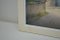 1990er French School Church Landschaft Aquarell, gerahmt 5