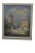 1990er French School Church Landschaft Aquarell, gerahmt 1