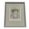 Strand-Mädchen-Porträt-Lithographie-Druck des späten 20. Jahrhunderts von Vaclav Matejice, gerahmt. Signierte und nummerierte Limited Edition 6