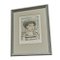 Strand-Mädchen-Porträt-Lithographie-Druck des späten 20. Jahrhunderts von Vaclav Matejice, gerahmt. Signierte und nummerierte Limited Edition 9