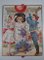 Ancien Toy nk Paris France Circa 1910 Boîte de 3 Puzzles 6
