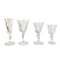 French Crystal Glasses Including Champagne, Red Wine, White Wine & Water Glasses from Saint Louis, 1950s, Set of 24, Image 9