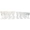 French Crystal Glasses Including Champagne, Red Wine, White Wine & Water Glasses from Saint Louis, 1950s, Set of 24, Image 1